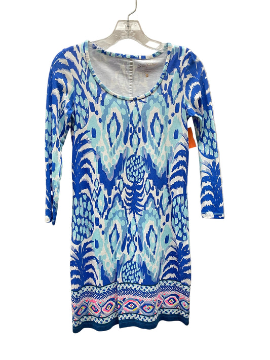 Dress Designer By Lilly Pulitzer In Blue, Size:Xxs