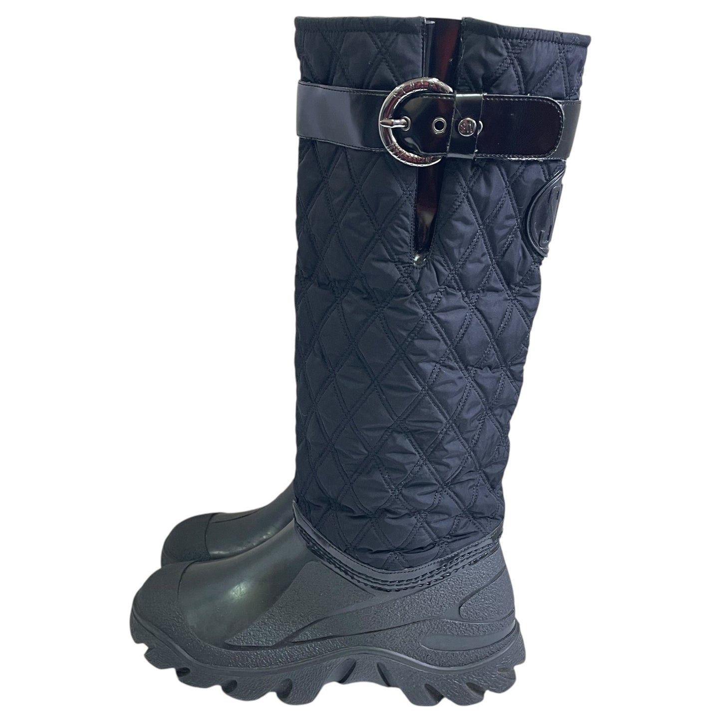 Boots Designer By Stuart Weitzman In Black, Size:7.5