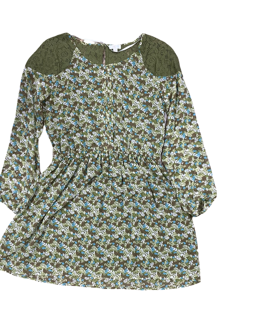 Dress Casual Midi By Clothes Mentor In Green, Size:M