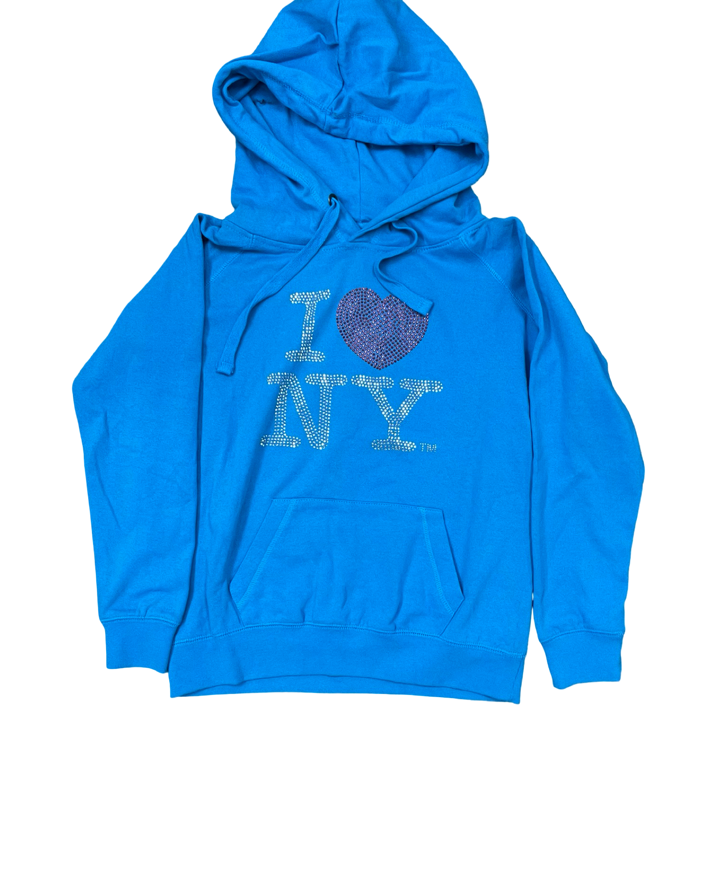 Sweatshirt Hoodie By Clothes Mentor In Blue, Size:L