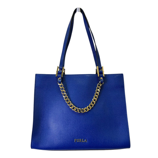 Handbag Luxury Designer By Furla In Blue, Size:Medium