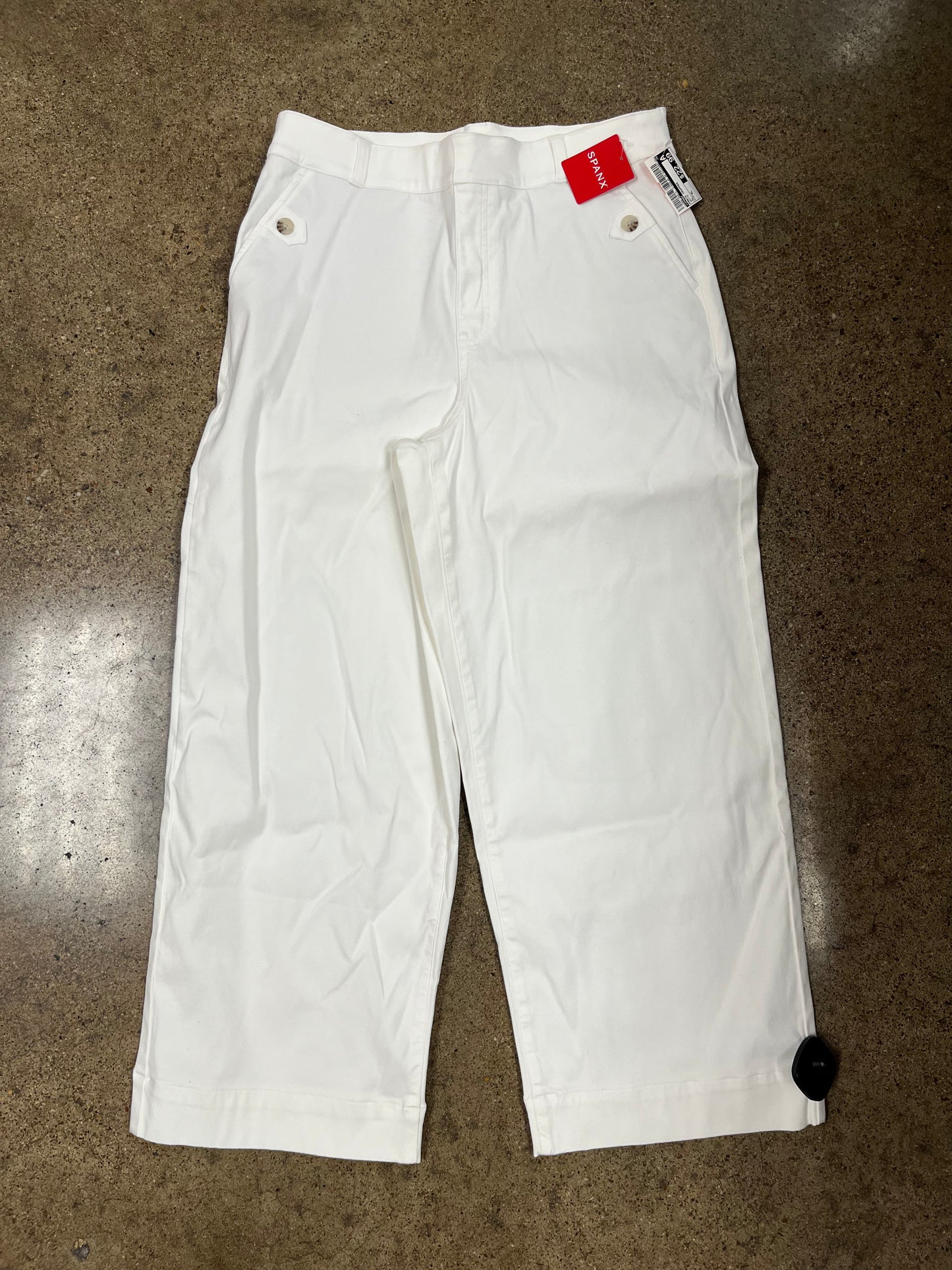 Pants Cropped By Spanx In White, Size:Xl