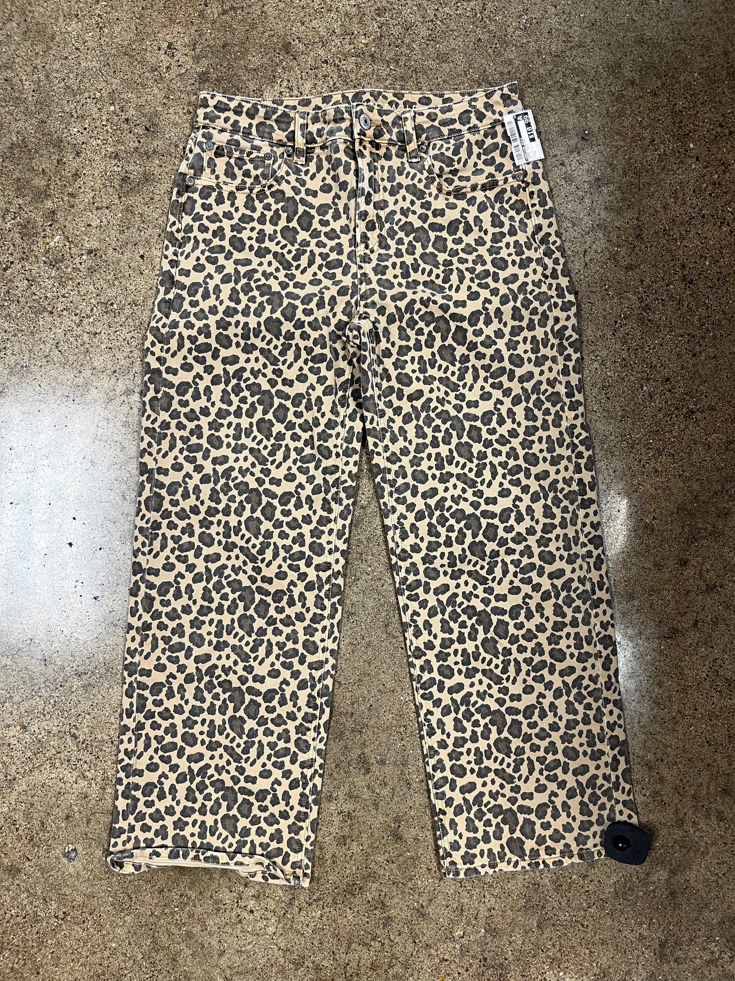 Jeans Wide Leg By American Eagle In Animal Print, Size:2