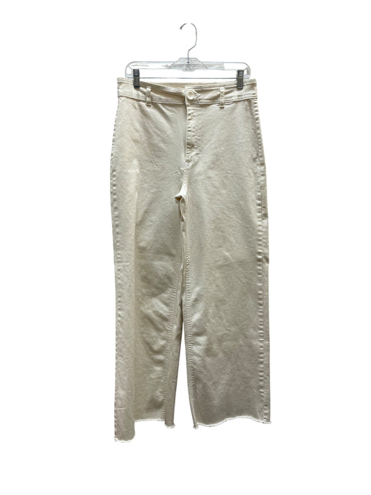 Jeans Wide Leg By Oat In Cream, Size:10