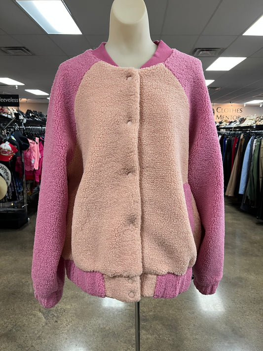 Jacket Other By New In In Orange & Pink, Size:L