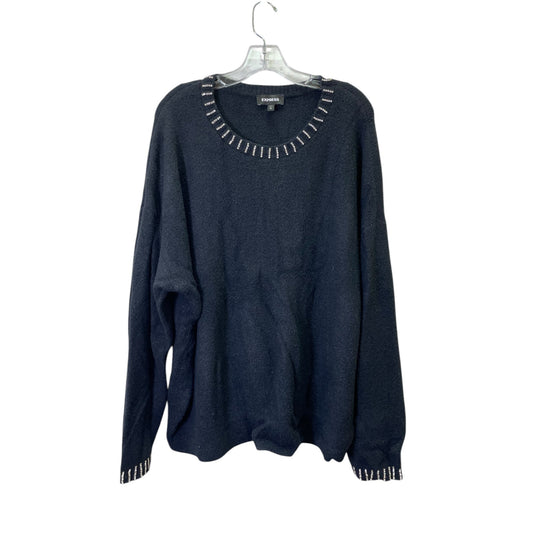 Sweater By Express In Black, Size:Xl