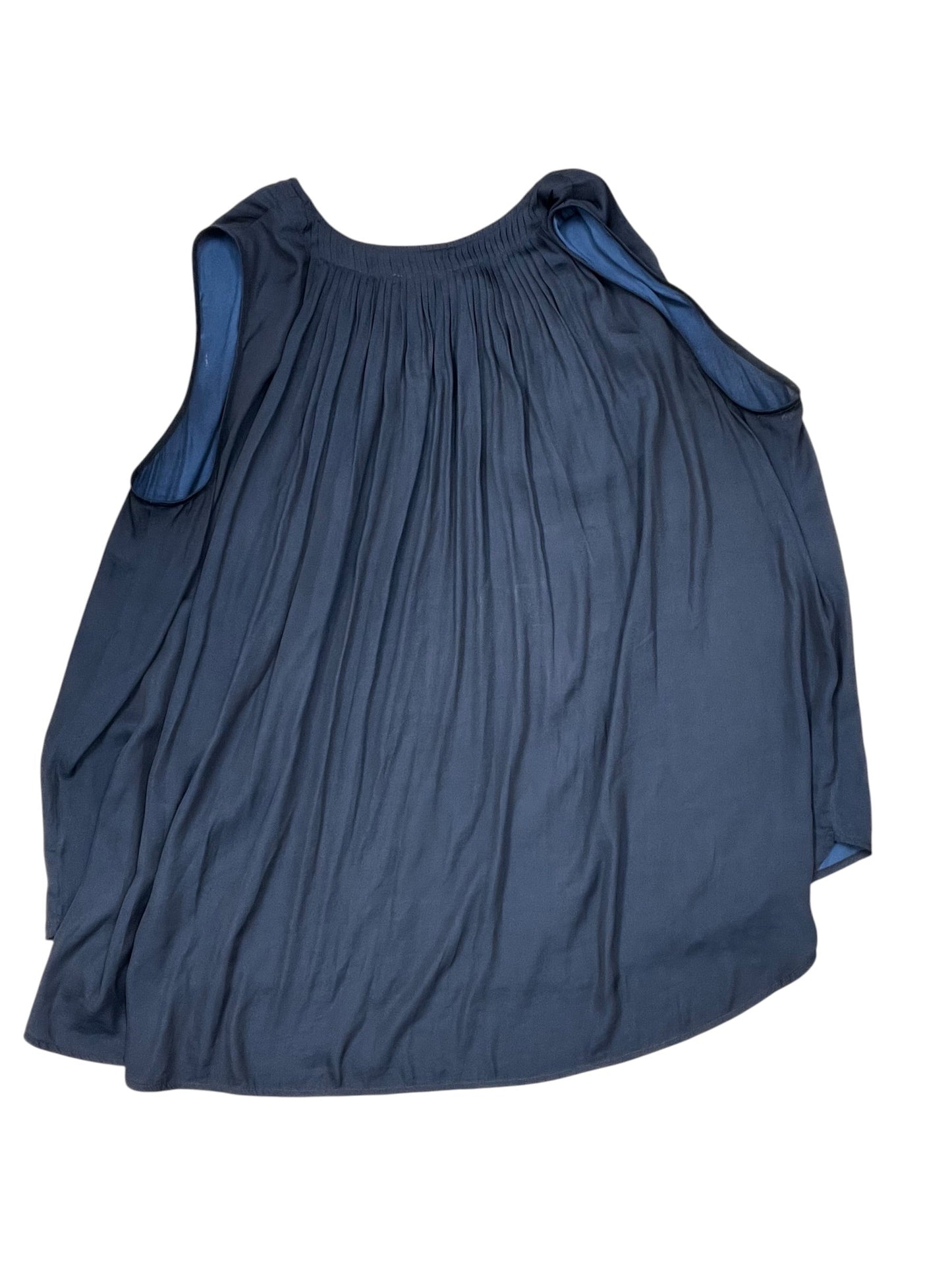 Top Sleeveless By Loft In Navy, Size:Xl