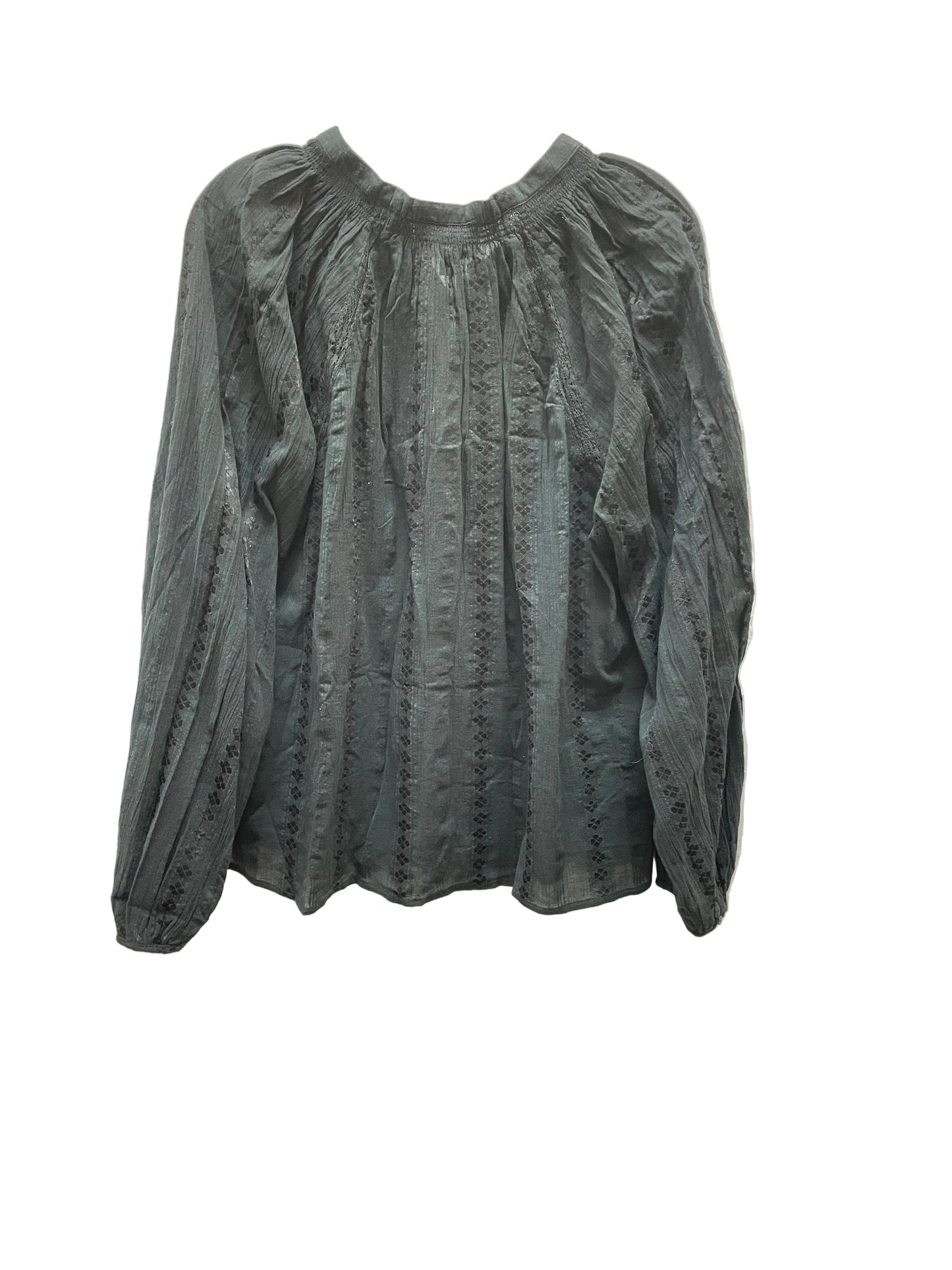 Top Ls By Universal Thread In Black, Size:Xxl