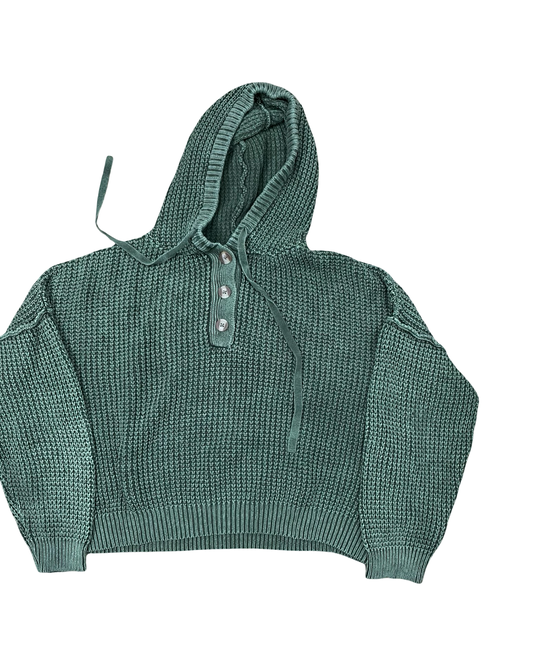 Sweater By Natural Reflections In Green, Size:L