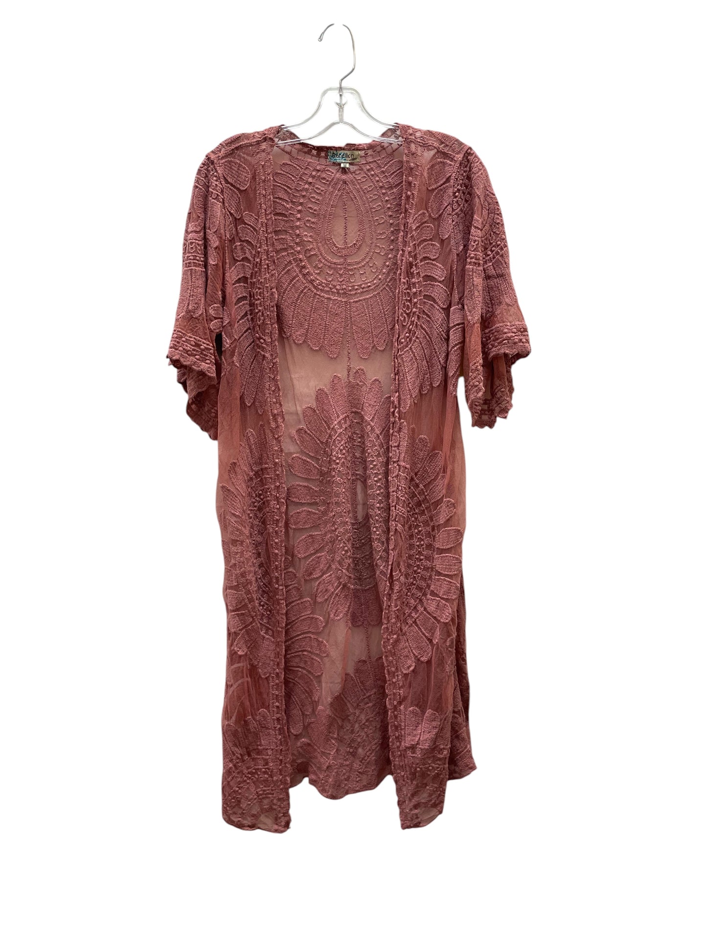 Kimono By Rebellion In Maroon, Size:M