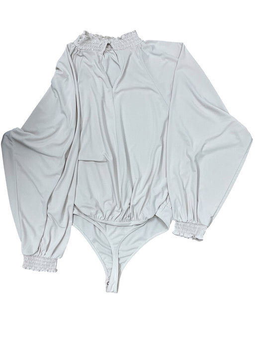 Bodysuit By Express In Beige, Size:L