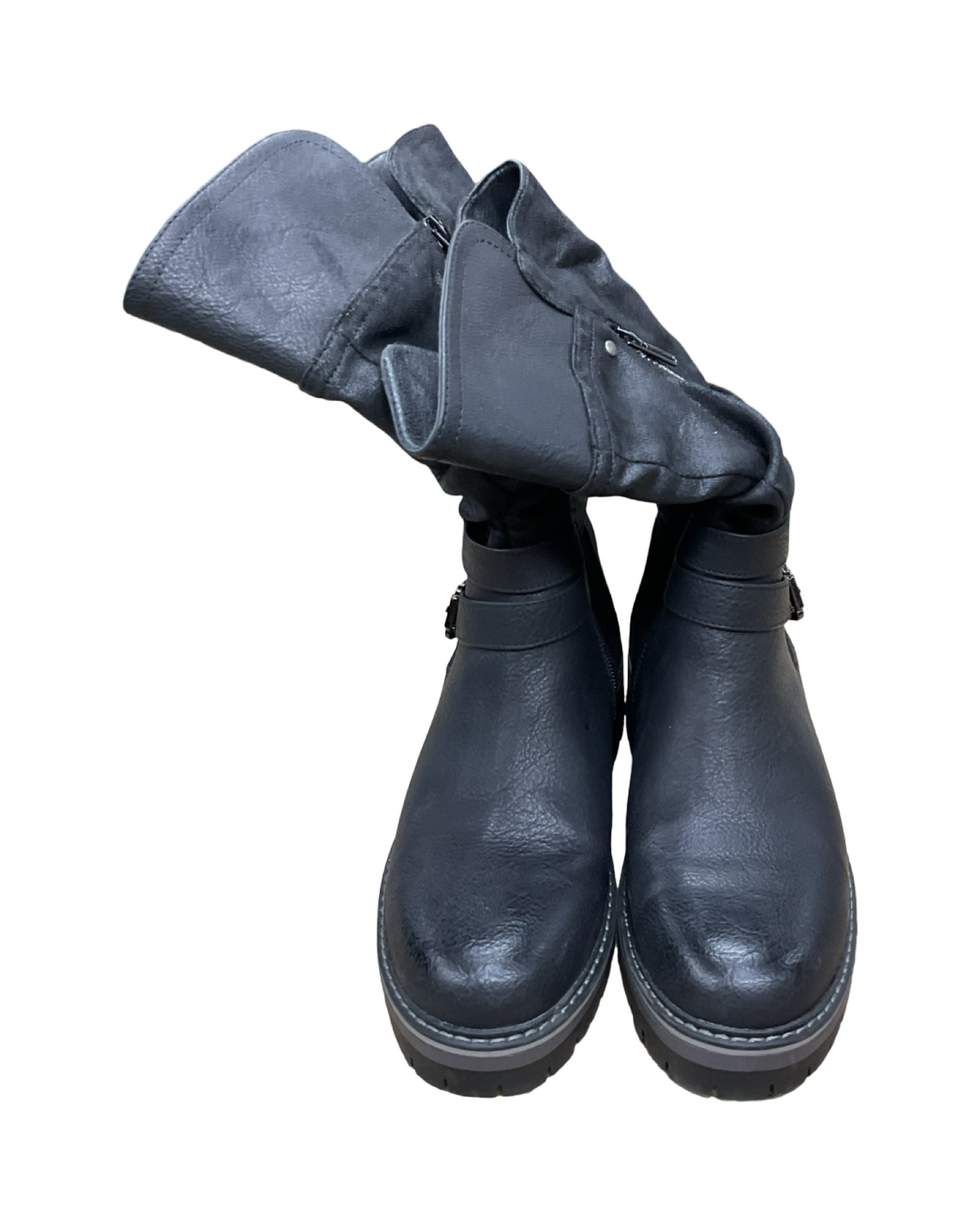 Boots Mid-Calf Flats By Maurices In Black, Size:7