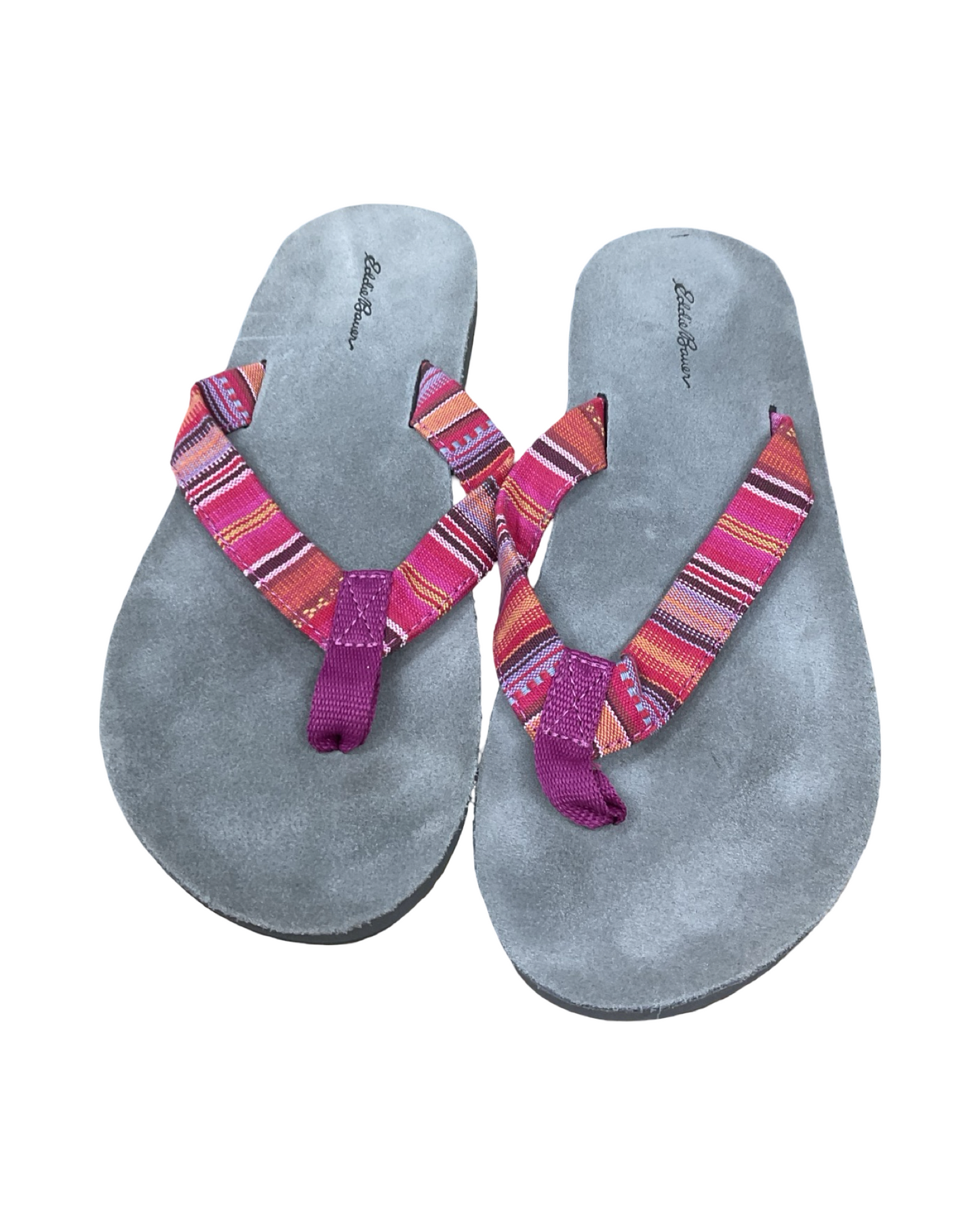 Sandals Flip Flops By Eddie Bauer In Pink, Size:9