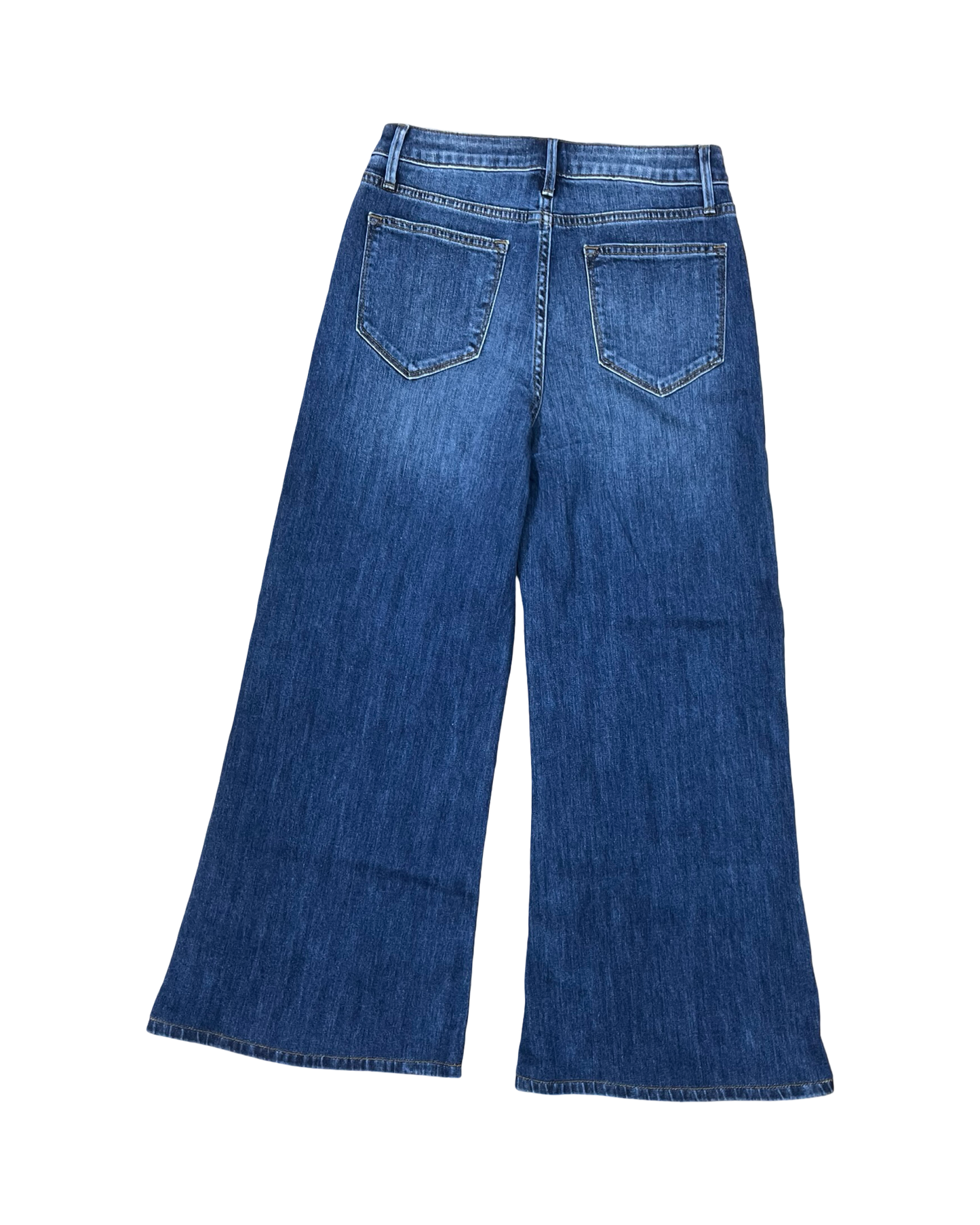 Jeans Wide Leg By Driftwood In Blue Denim, Size:4