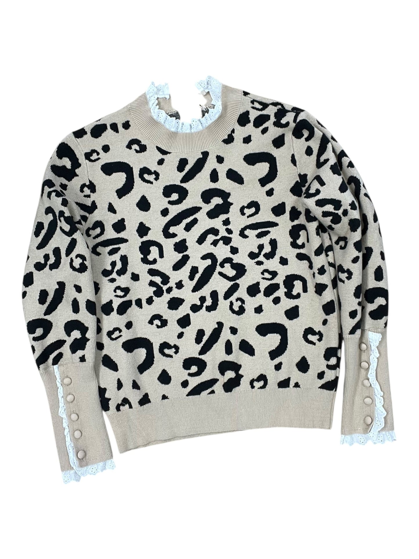 Sweater By Clothes Mentor In Animal Print, Size:S