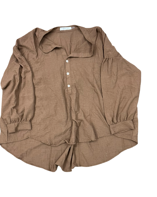 Top Ls By Mustard Seed In Brown, Size:M
