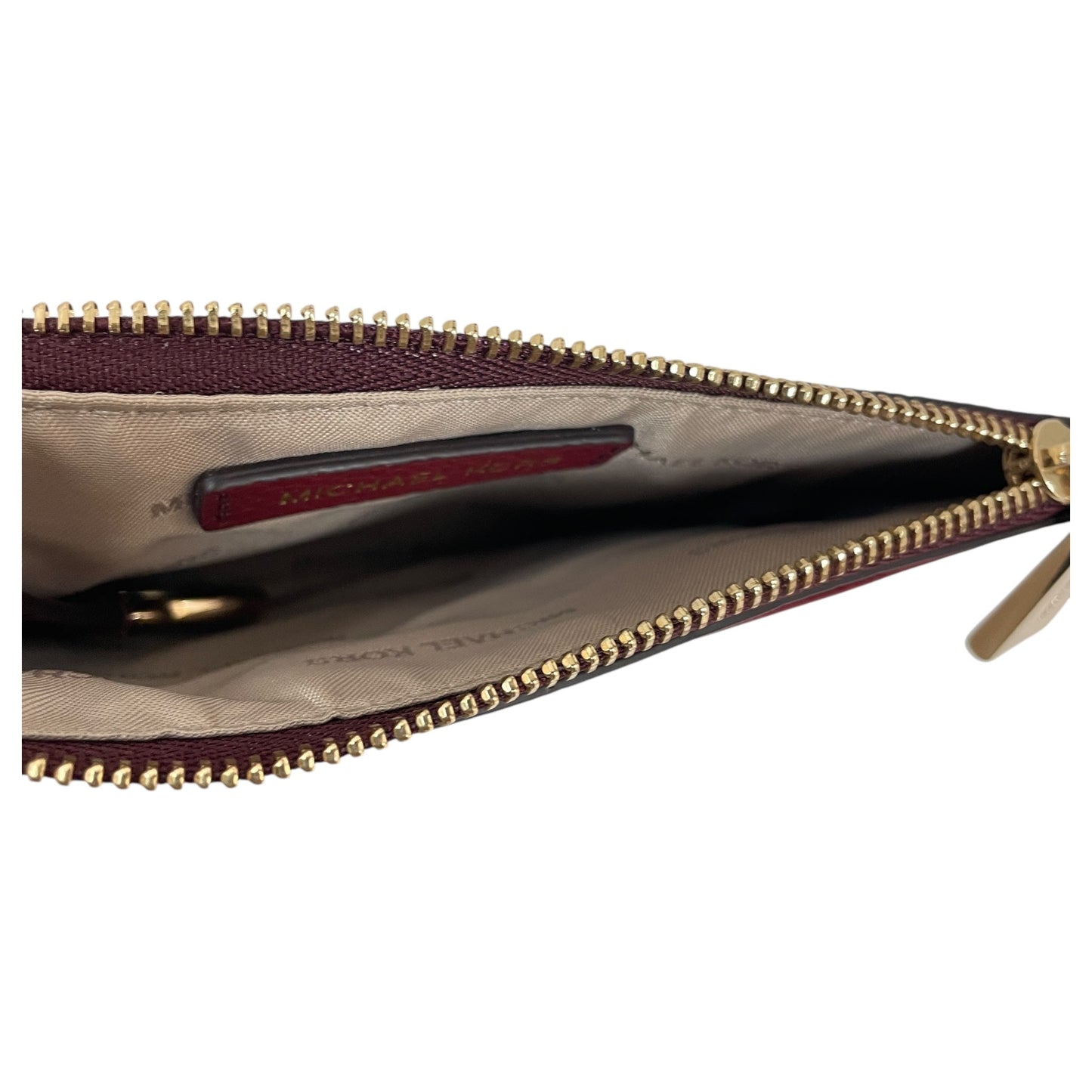 Wallet Designer By Michael Kors In Red, Size:Medium