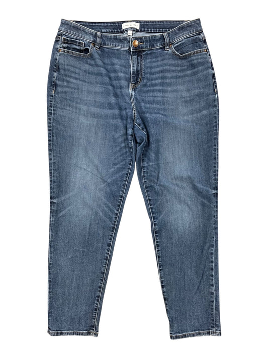 Jeans Straight By Lane Bryant In Blue Denim, Size:14