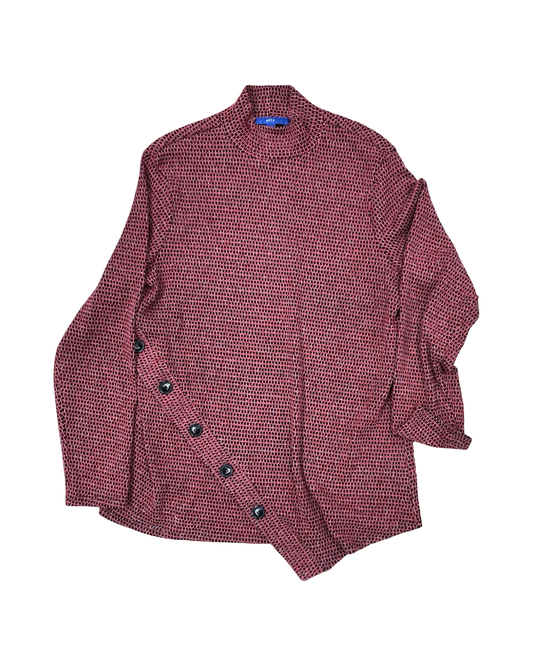 Sweater By Apt 9 In Red, Size:L