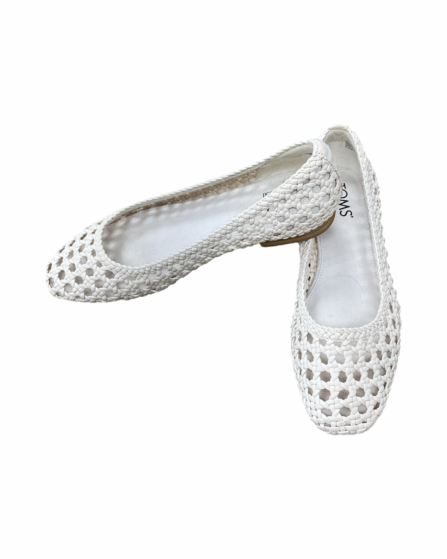 Shoes Flats By Toms In Cream, Size:7.5