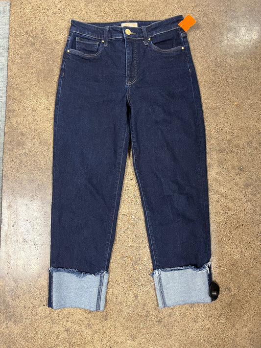 Jeans Straight By Kut In Blue Denim, Size:0