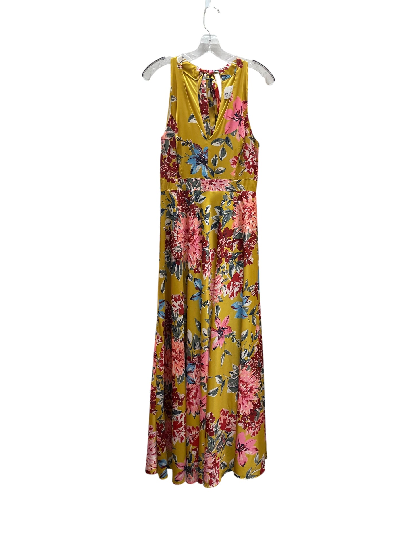 Dress Party Long By Nicole Miller In Yellow, Size:10P