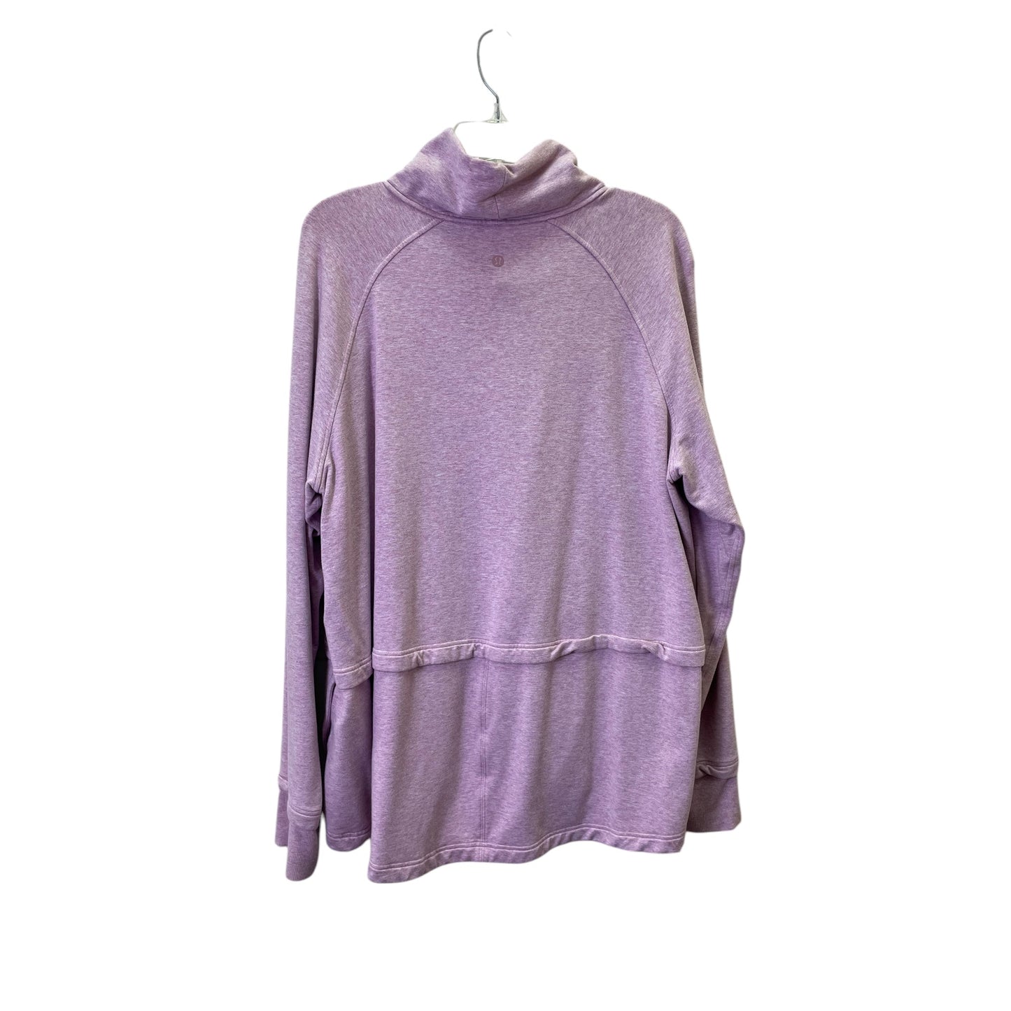 Athletic Sweatshirt Collar By Lululemon In Pink, Size:L