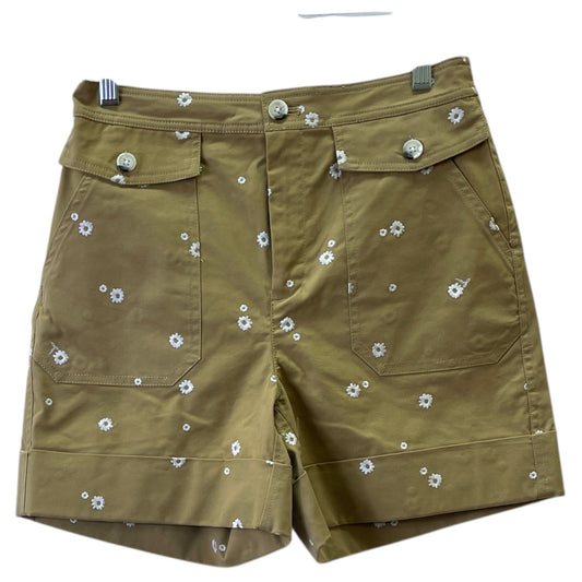 Shorts By J. Crew In Tan & White, Size:4