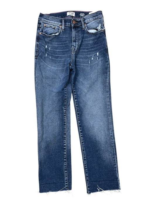 Jeans Straight By Kensie In Blue Denim, Size:4