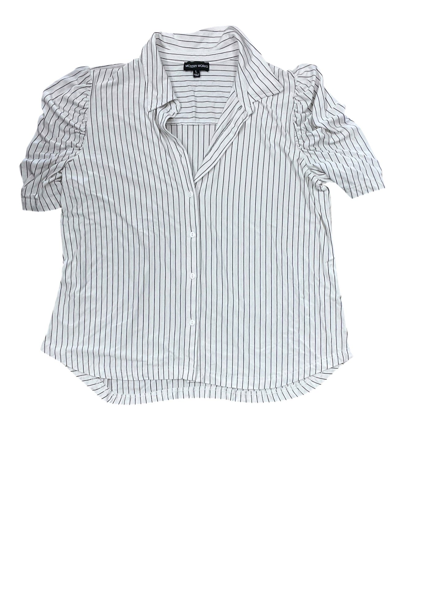 Top Ss By Modern Works In Black & White, Size:L