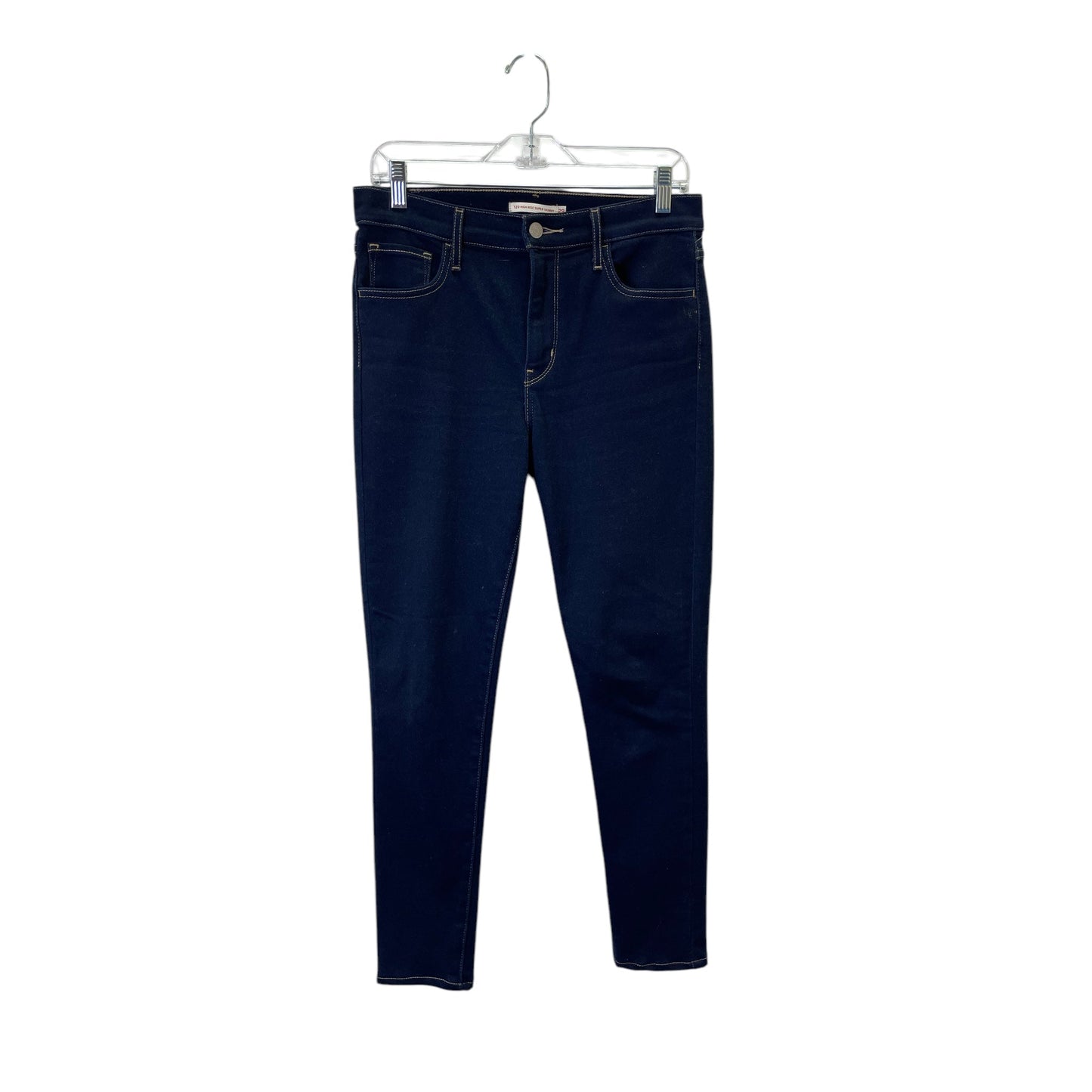 Jeans Skinny By Levis In Blue Denim, Size:8