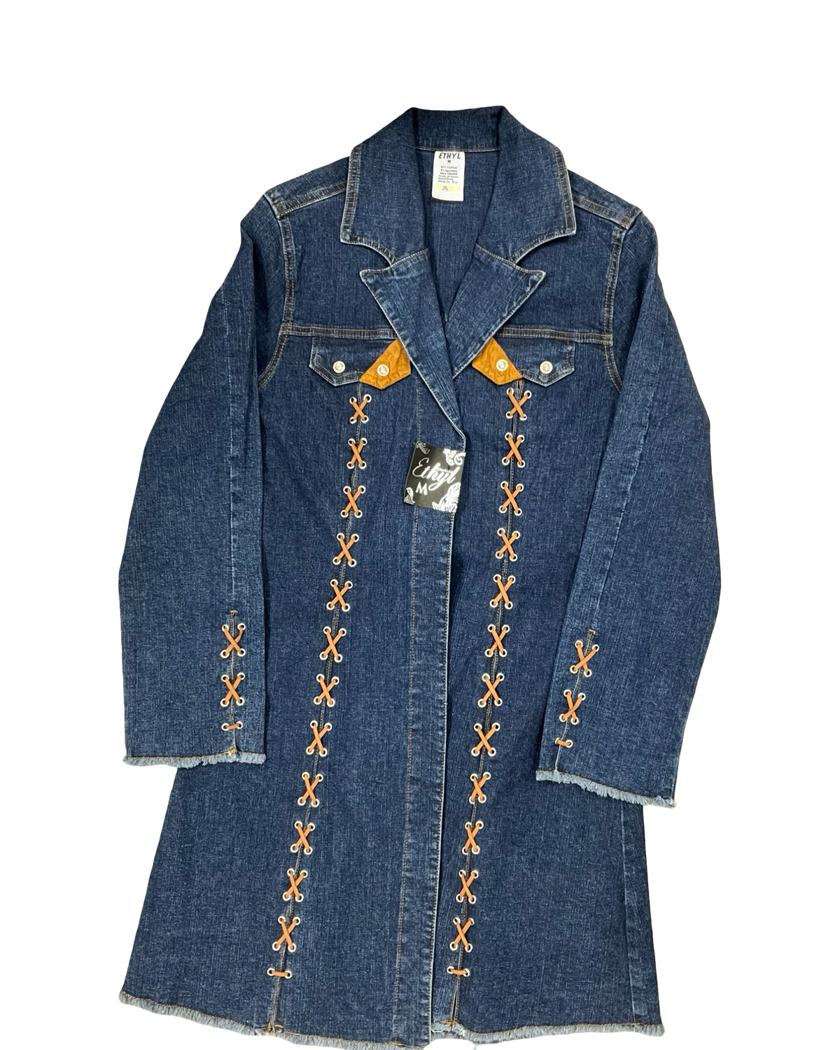 Jacket Denim By Ethyl In Blue Denim, Size:M