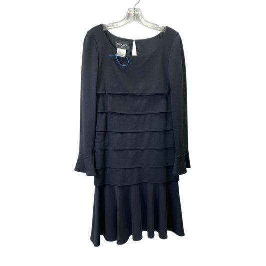 Dress Luxury Designer By Chanel In Black, Size:S