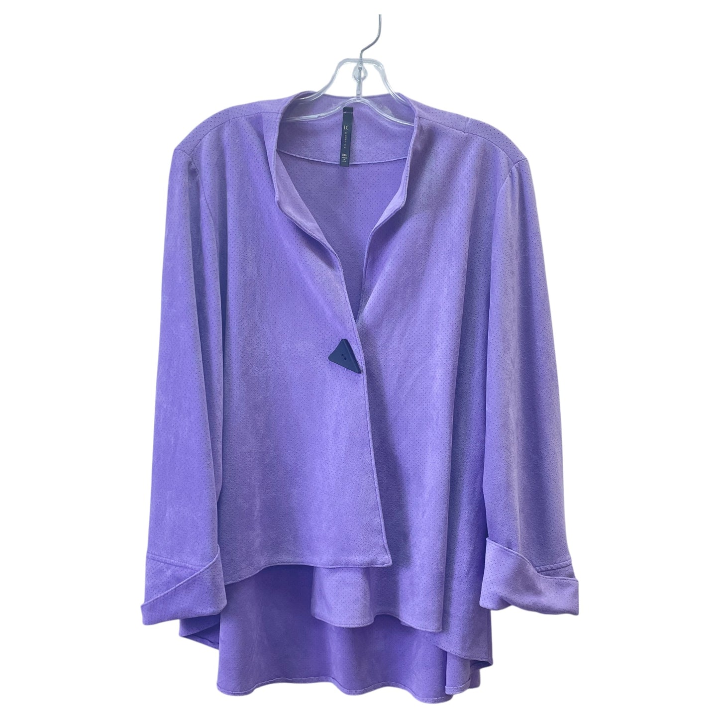 Blazer By Ic By Connie K In Purple, Size:1X