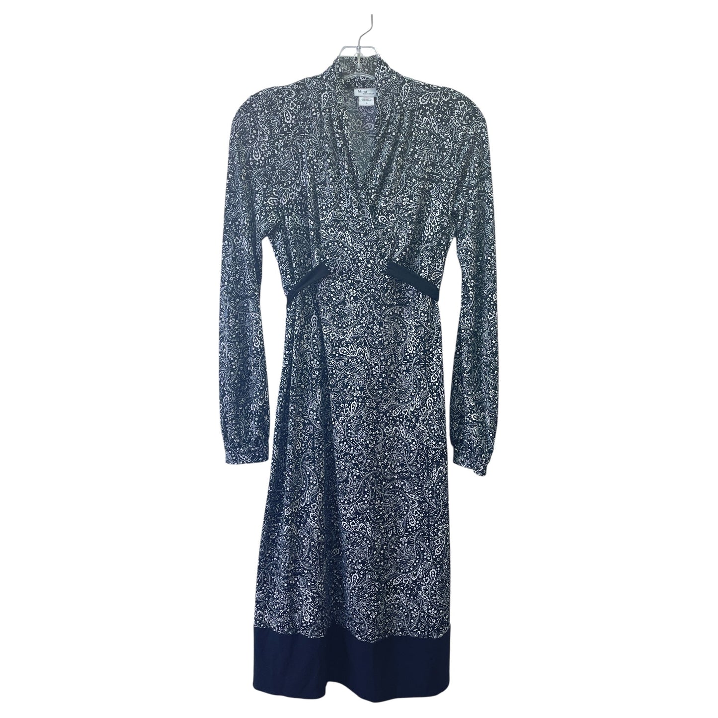 Mat Dress By Mimi Maternity In Black & White, Size:S