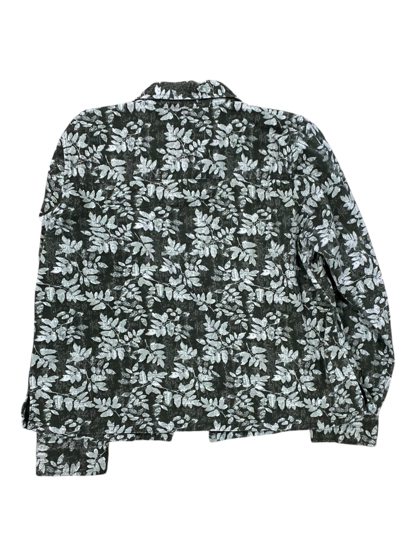 Blouse Ls By Christopher And Banks In Green, Size:Xl