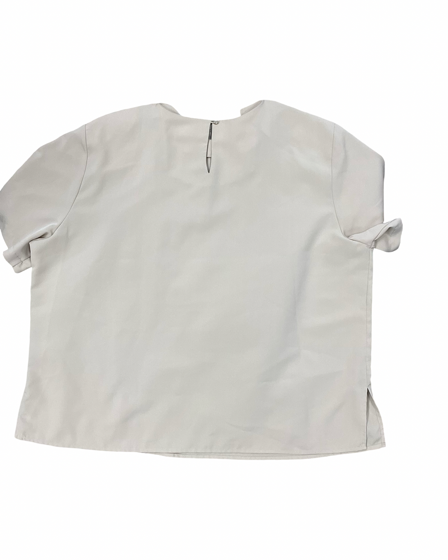 Top Ss By Notations In Cream, Size:2X