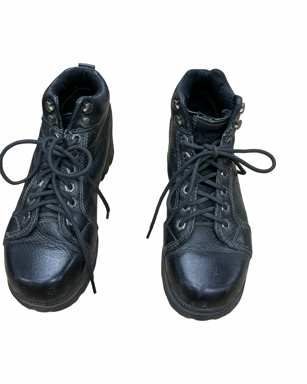Boots Ankle Flats By Harley Davidson In Black, Size:9
