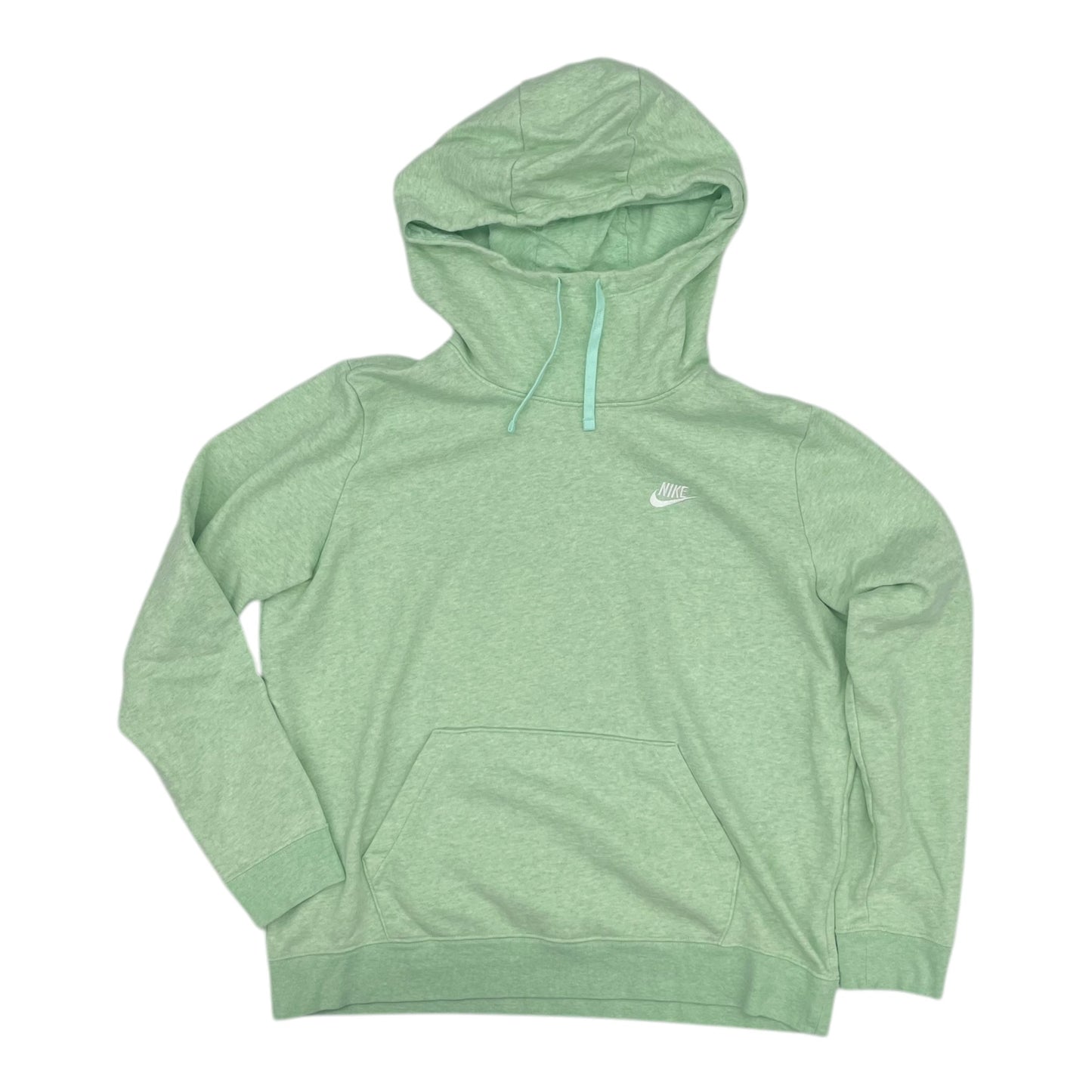 Athletic Sweatshirt Hoodie By Nike In Green, Size:Xl