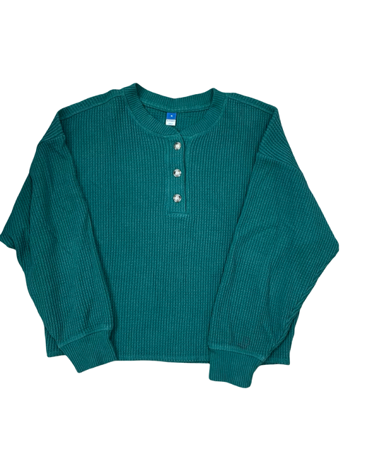 Top Ls By Old Navy In Green, Size:M