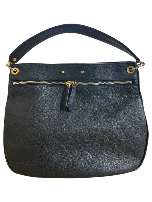 Handbag Luxury Designer By Louis Vuitton In Black, Size:Large