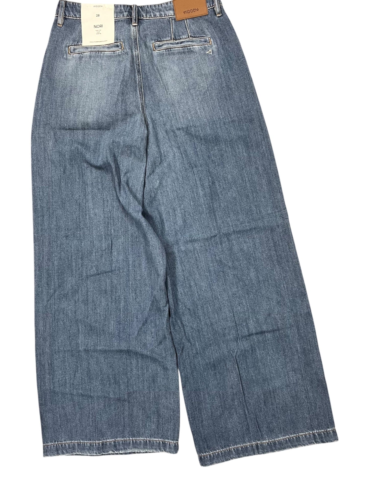 Jeans Wide Leg By Hidden In Blue Denim, Size:4