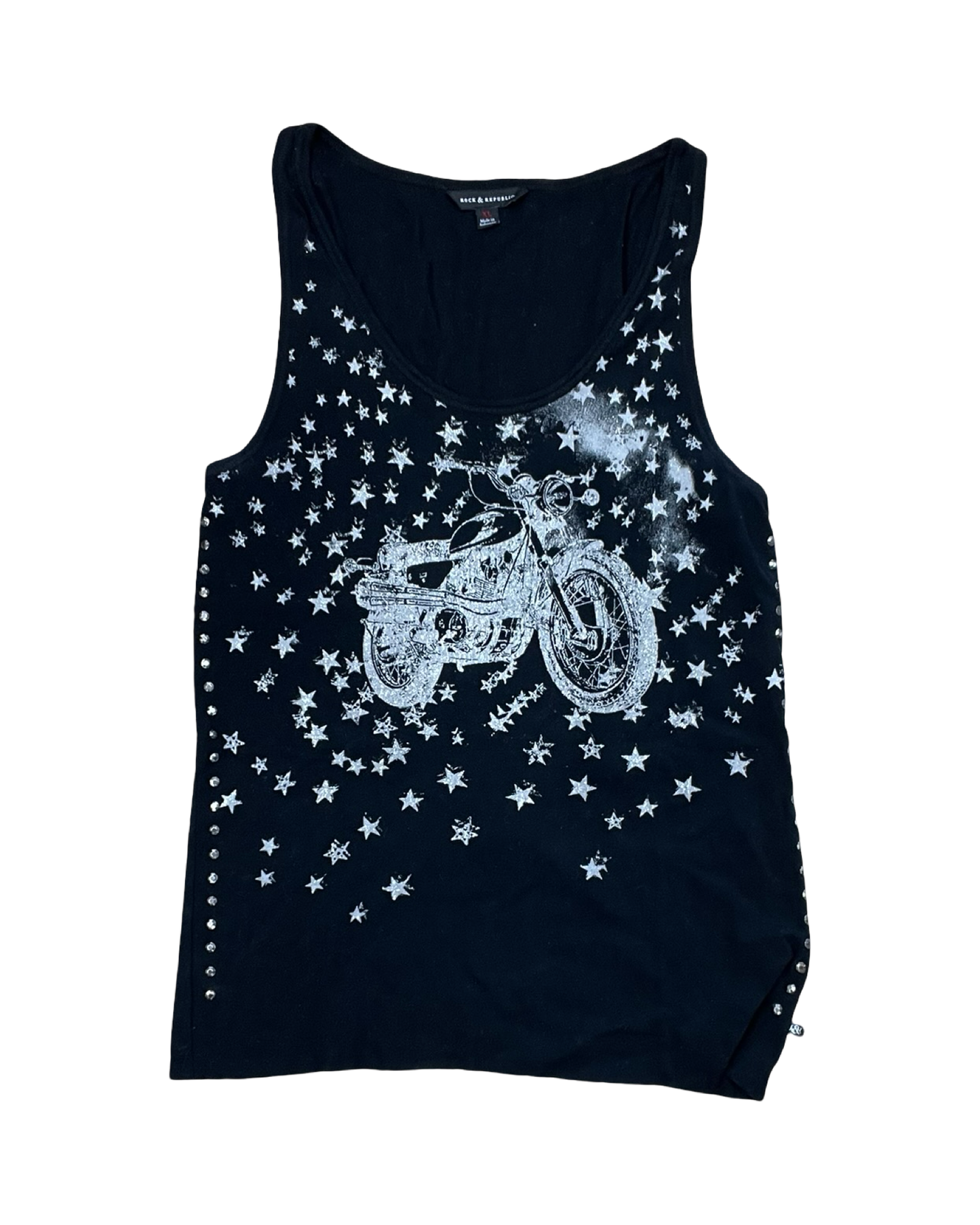 Top Sleeveless By Rock And Republic In Black, Size:Xl