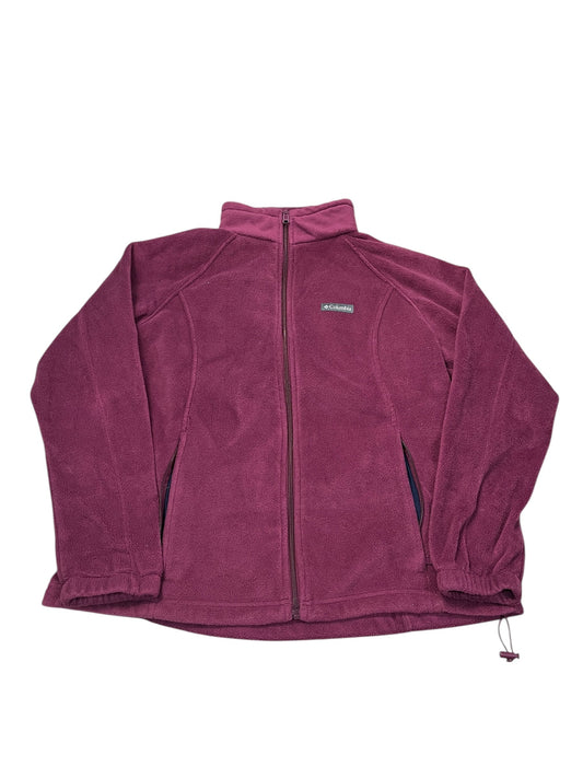 Jacket Fleece By Columbia In Purple, Size:1X