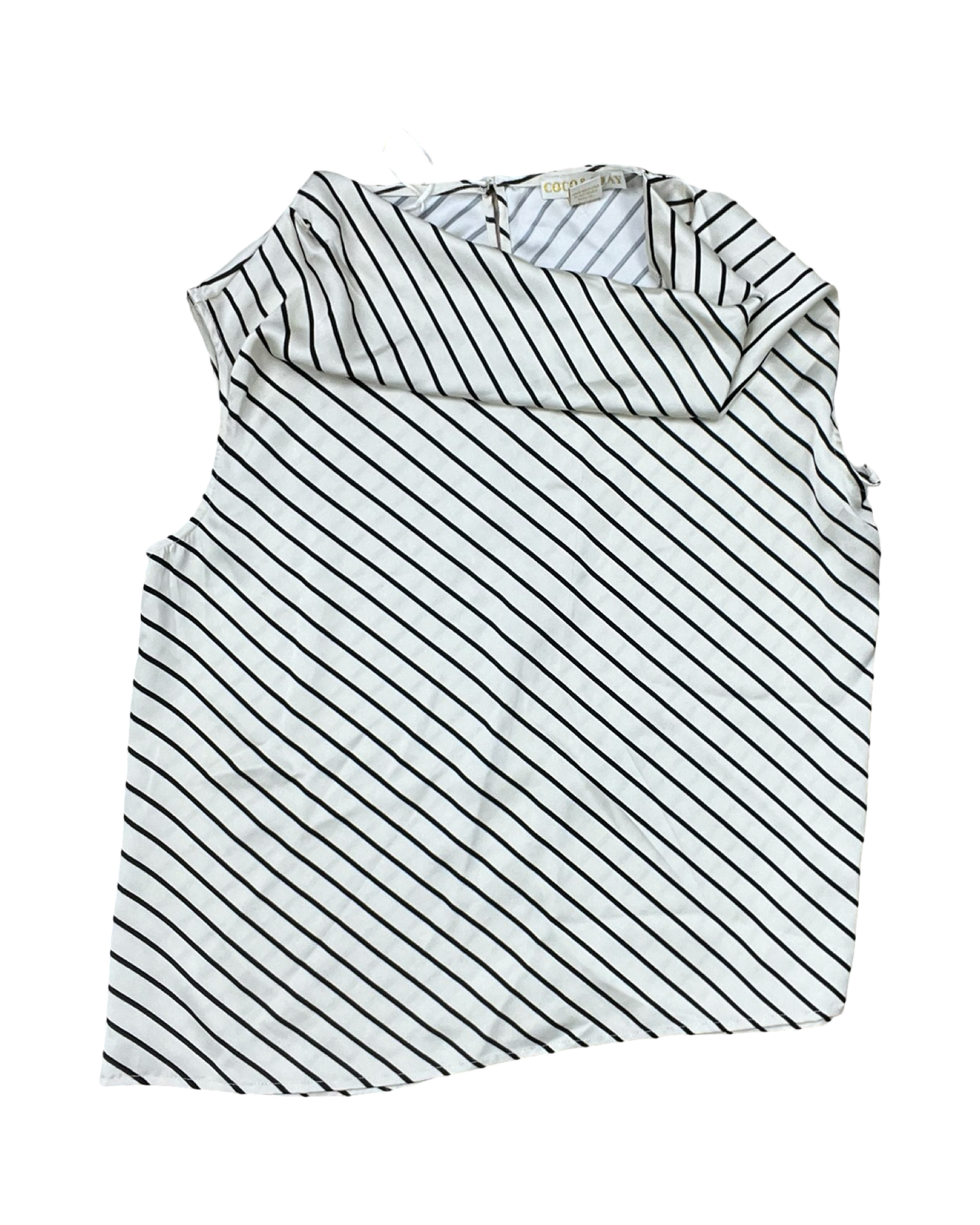 Top Ss By Clothes Mentor In Black & Cream, Size:2X