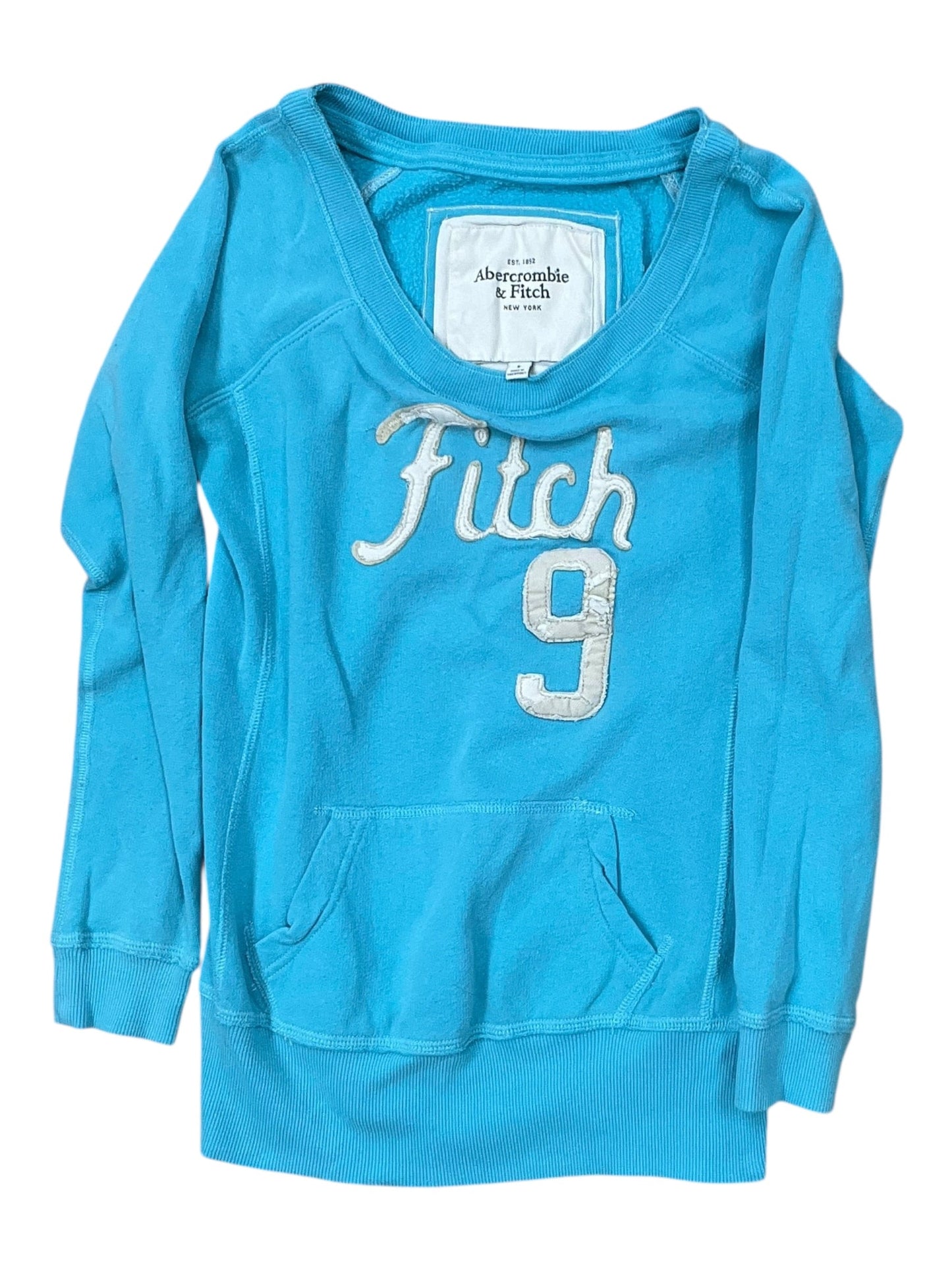 Sweatshirt Crewneck By Abercrombie And Fitch In Blue, Size:S