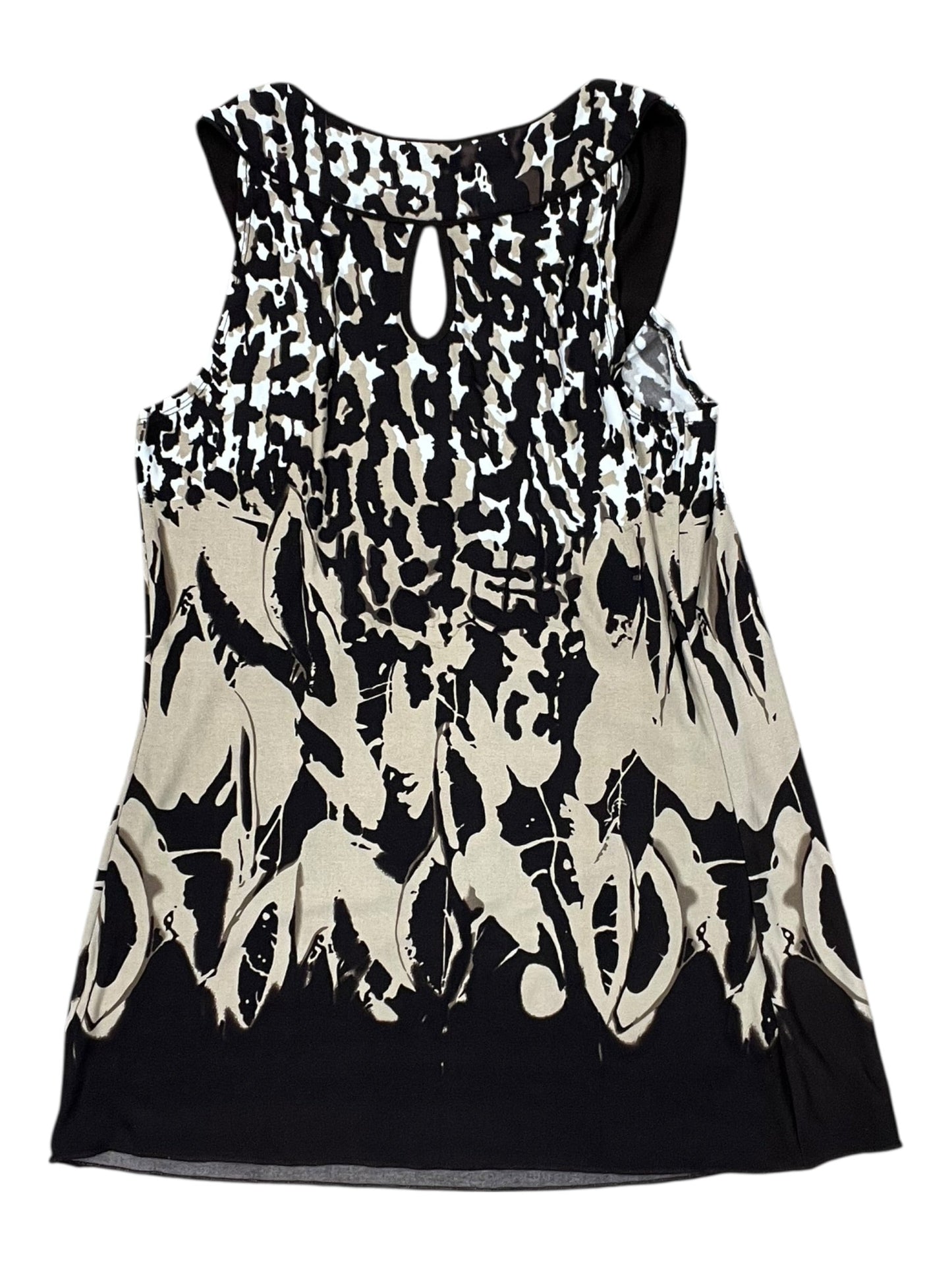 Top Sleeveless By Maurices In Brown & Cream, Size:S