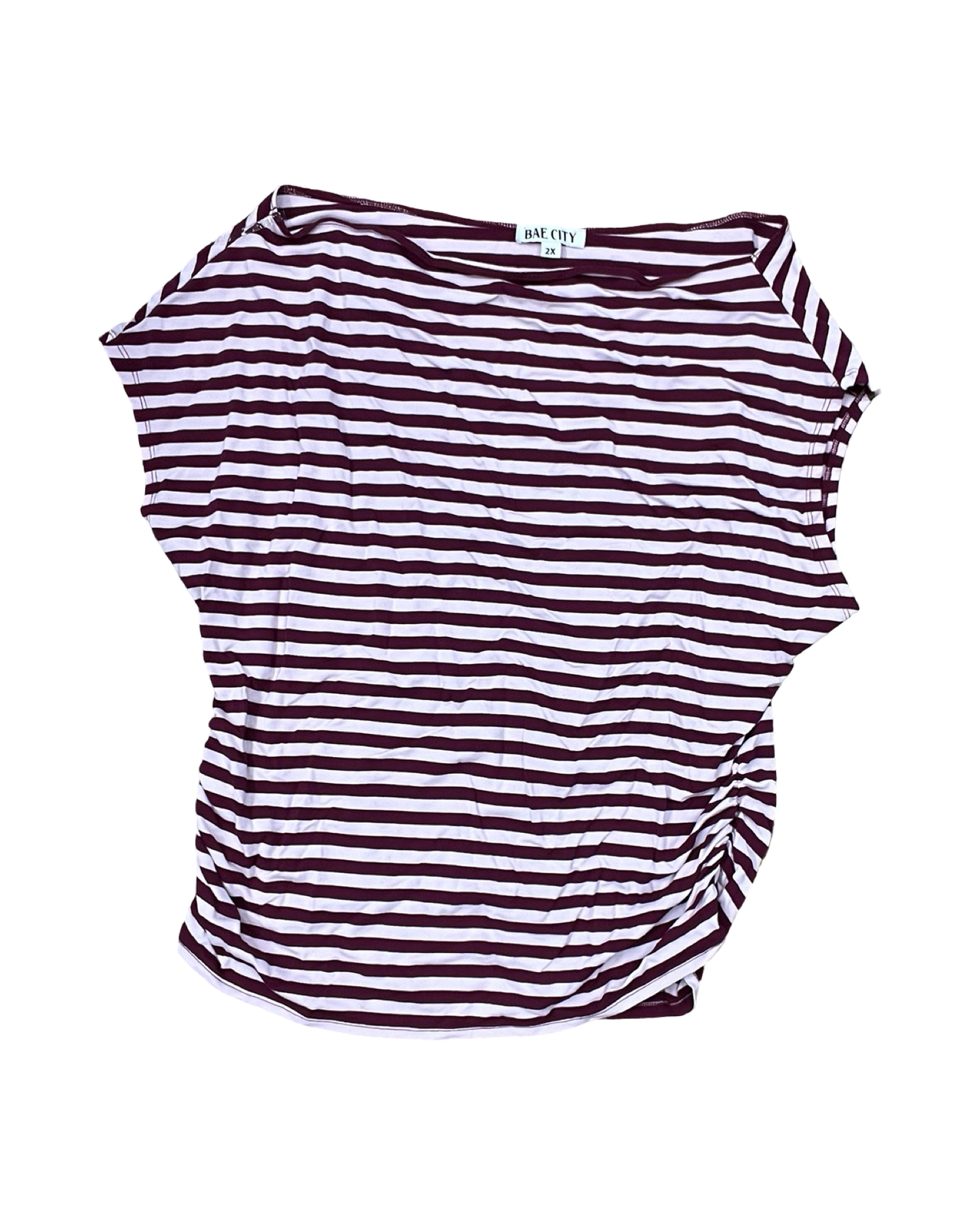 Top Ss By Clothes Mentor In Maroon, Size:2X