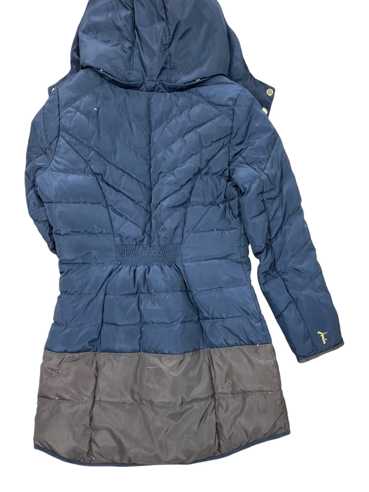 Coat Parka By Joules In Blue & Brown, Size:M