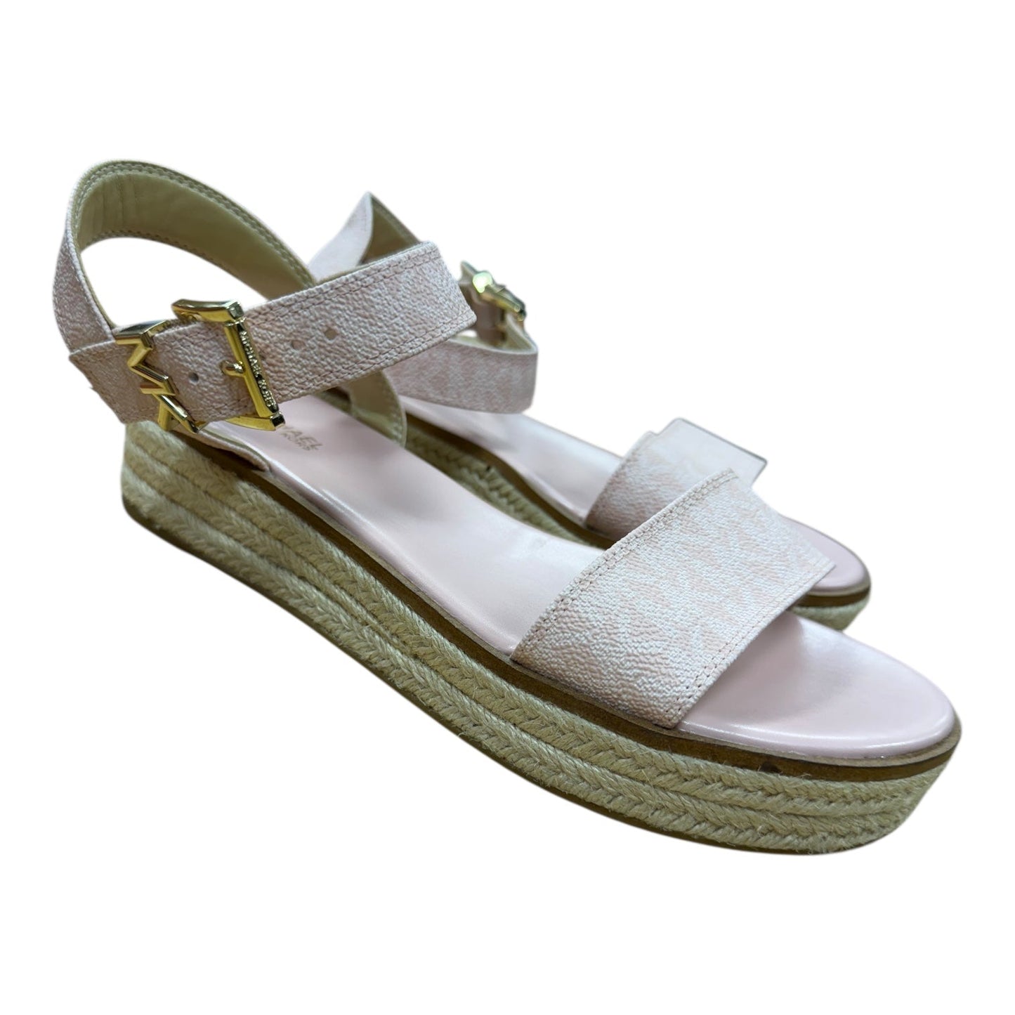 Sandals Flats By Michael By Michael Kors In Pink, Size:8.5